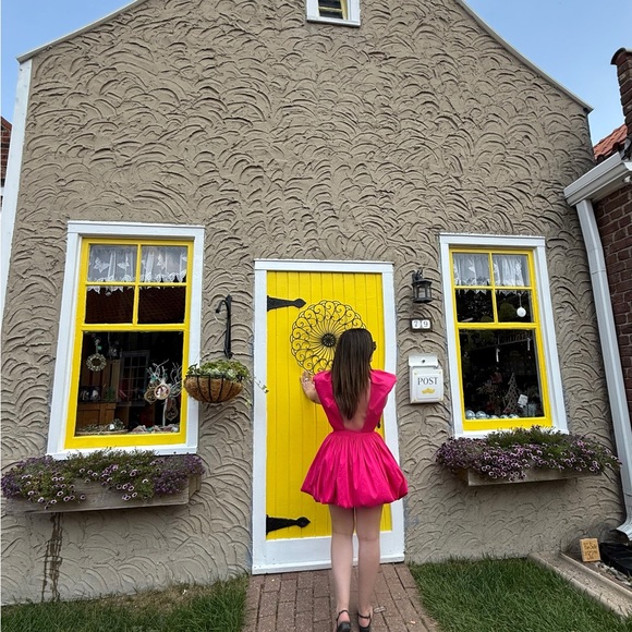 AKIRA Fuchsia Statement Dress - Picture 3 of 10